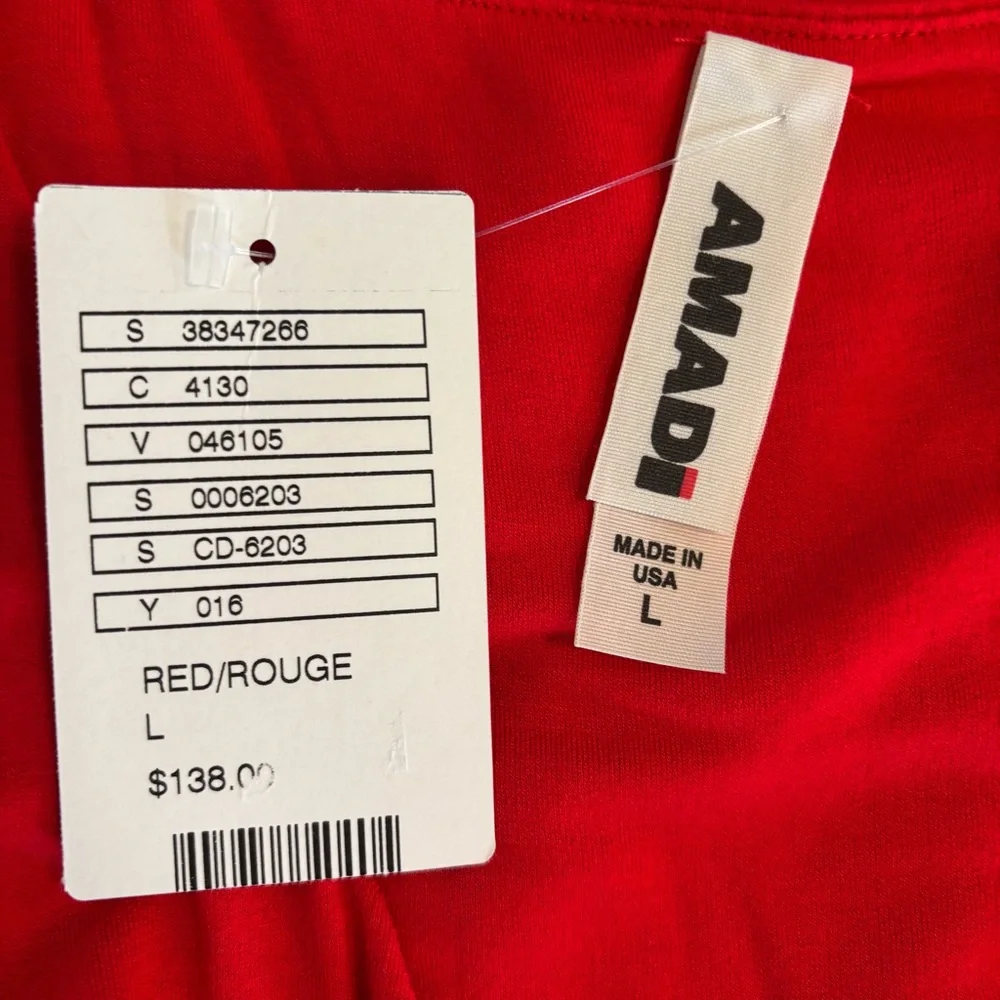 NWT Anthropologie Amadi Mia Red Dress Size L - Picture 8 of 13